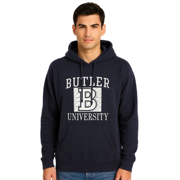 Butler University Unisex Hoodie in Navy Blue – EUC Size 2XL - Picture 1 of 3